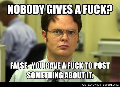 You just gave it