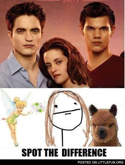 Twilight. Spot the difference