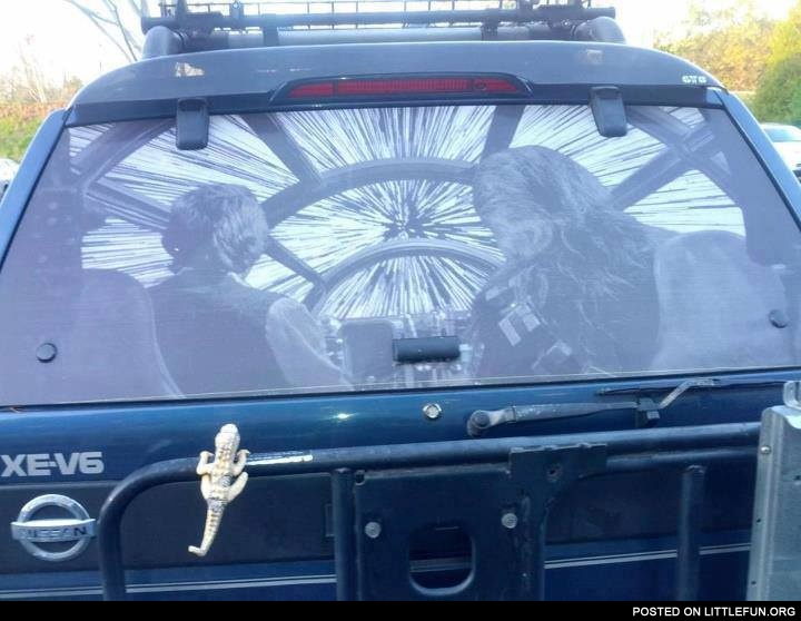 Star Wars window tint