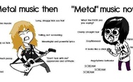 Metal music then and now