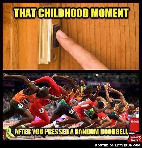That childhood moment