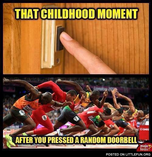 That childhood moment