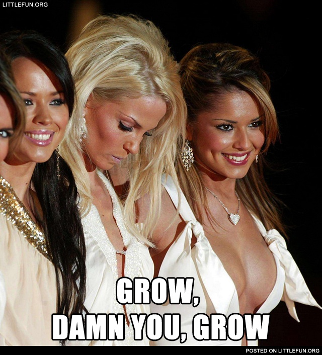 Grow, damn you, grow