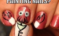 Need new ideas for painting nails? Why not Zoidberg?