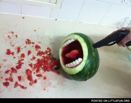 Watermelon headshot