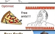 There are ants in my pizza