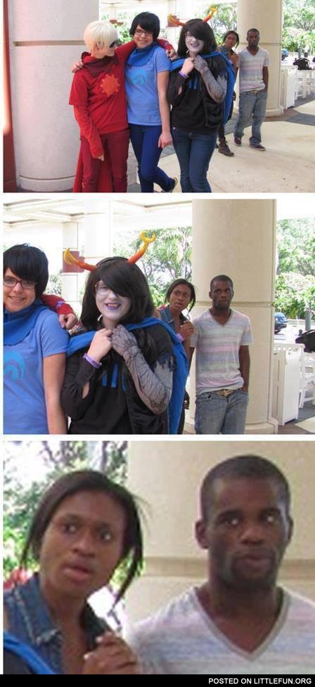 White people...