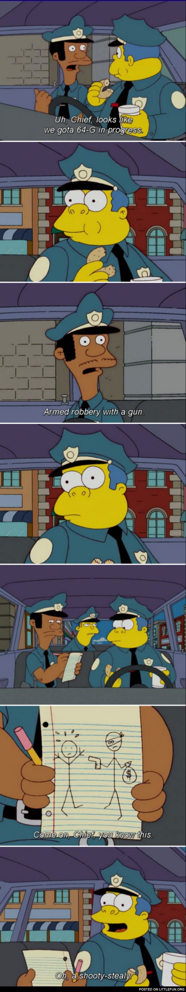 Armed robbery with a gun