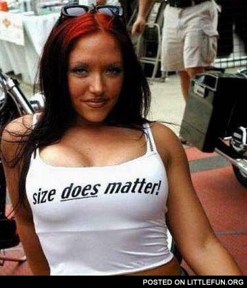 "Size does matter" T-Shirt