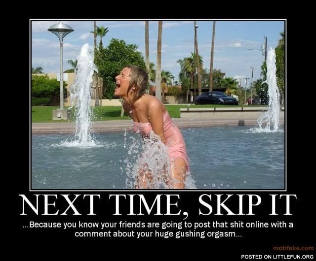 Next time skip that fountain