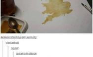 Paint Great Britain with tea