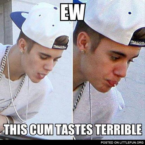Spitting Justin Bieber