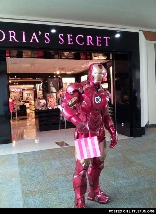 Iron man and the Victoria's Secret