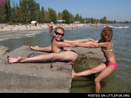 Flexible girl