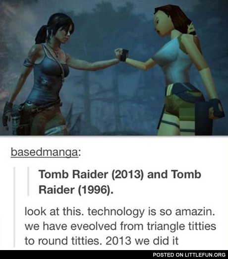 Tomb Raider 2013 and Tomb Raider 1996