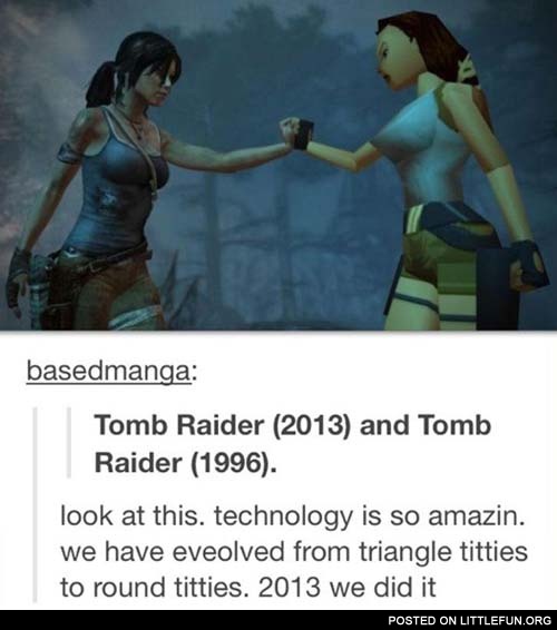 Tomb Raider 2013 and Tomb Raider 1996