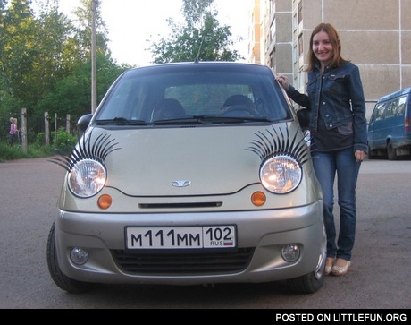 Pretty eyes this car has