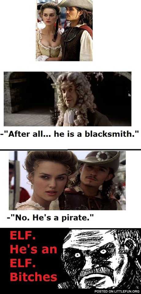 Elf, he's an elf