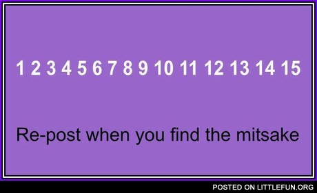 Find the mistake