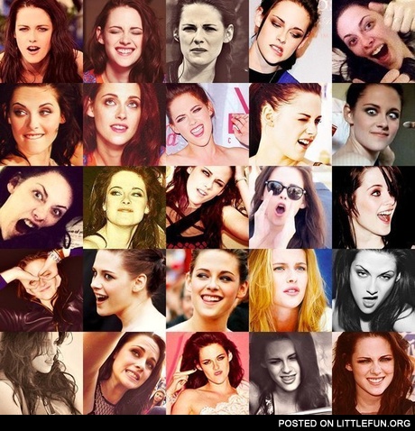 Kristen Stewart has no expression?