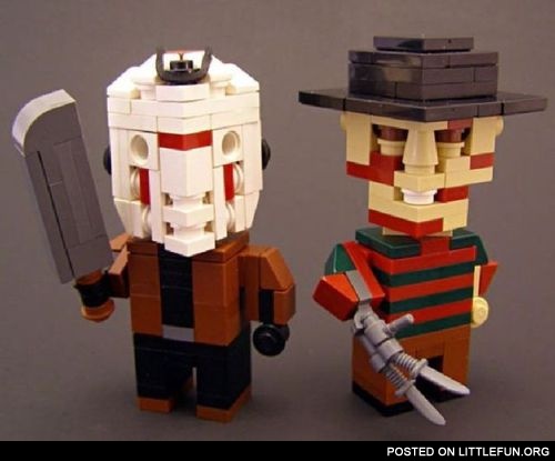 Lego Jason Voorhees and Freddy Krueger