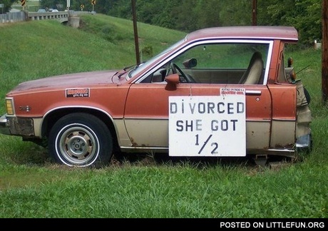 The car after divorce