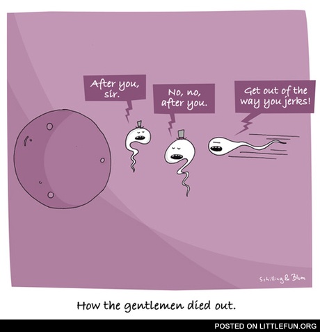 How the gentlemen died out