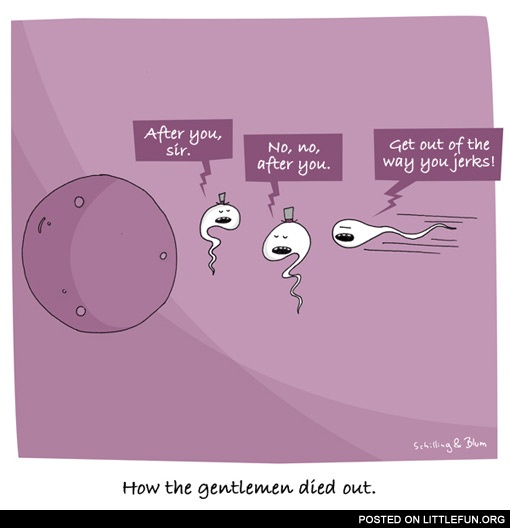How the gentlemen died out