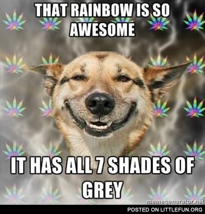 All 7 shades of grey