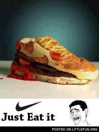 Nikeburger, just eat it