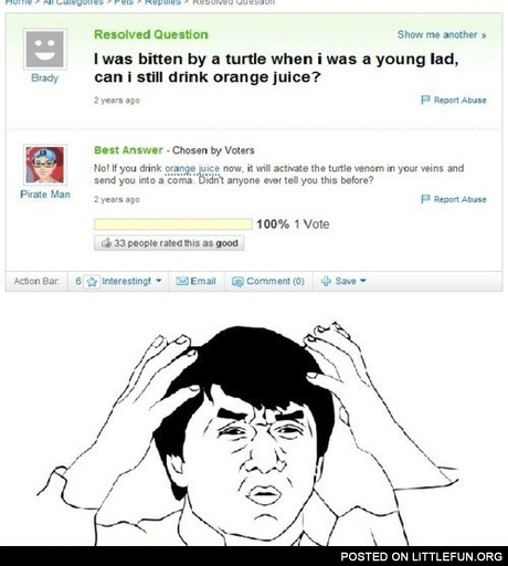 I was bitten by a turtle