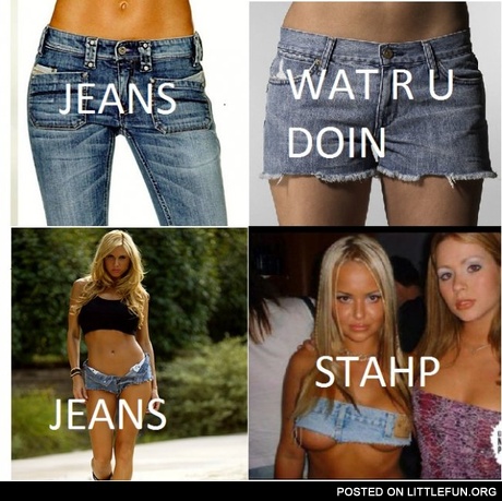 Jeans, stahp