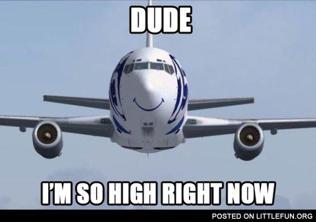 Smiling plane