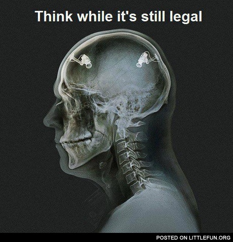 Think while it's still legal