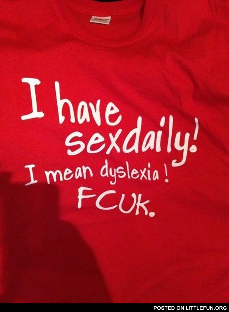 Dyslexia T-shirt