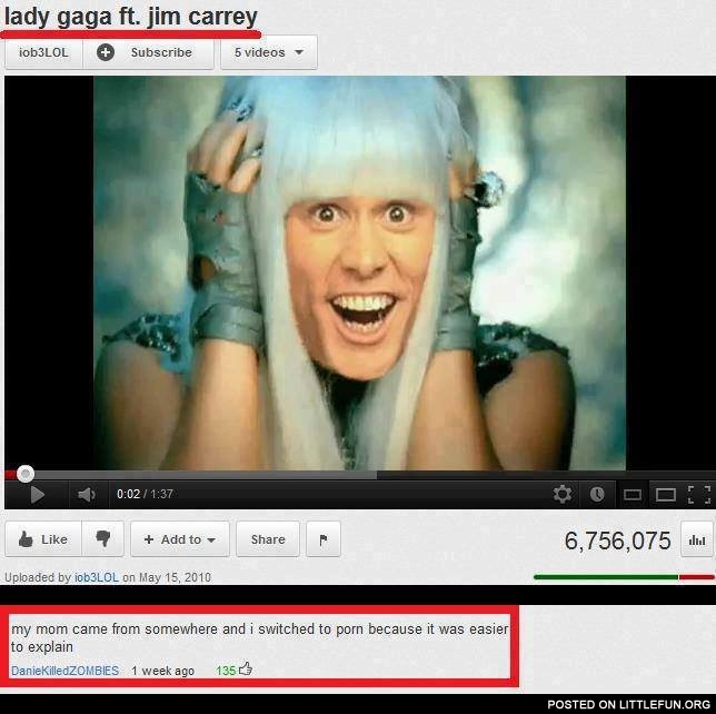 Lady Gaga ft. Jim Carrey