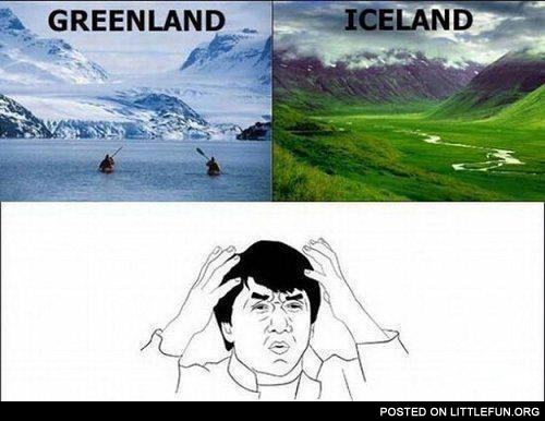 Greenland and Iceland
