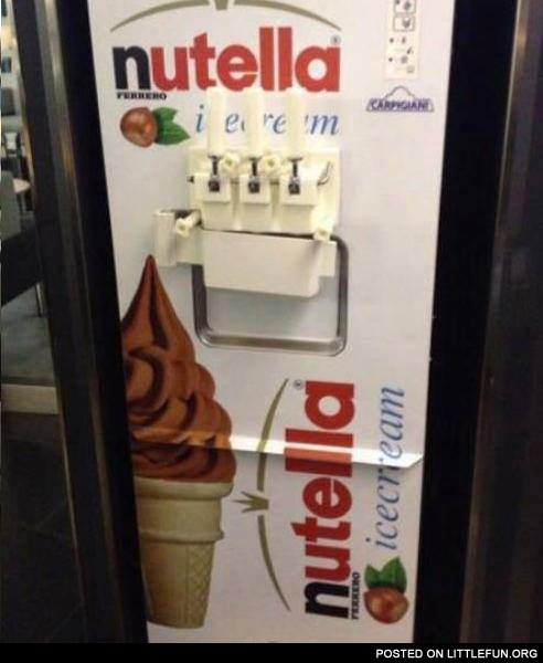 Nutella ice cream