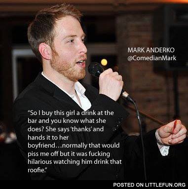 So, I buy this girl a drink