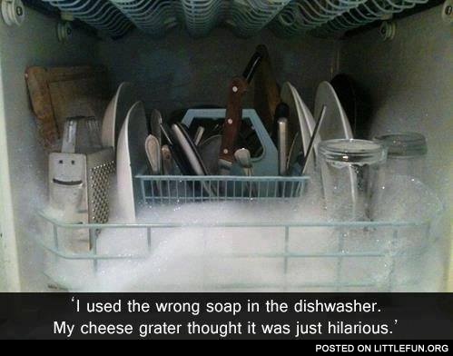 Happy sheese grater