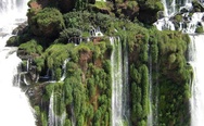 Waterfall Island, Alto Parana, Paraguay. Looks like Heaven.