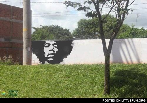 Jimi Hendrix street art