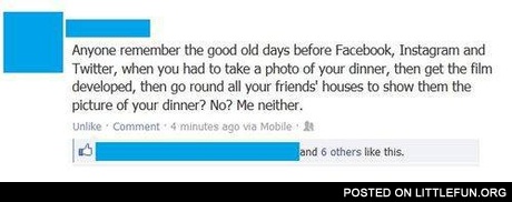 Photo of your dinner