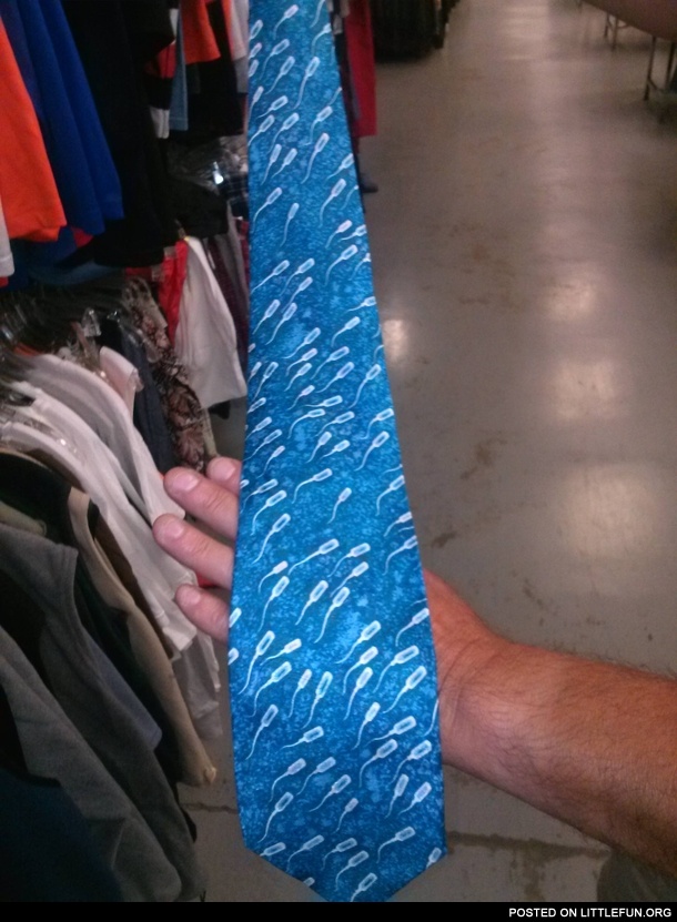 Extremely manly tie