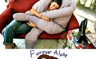 Forever alone pillow