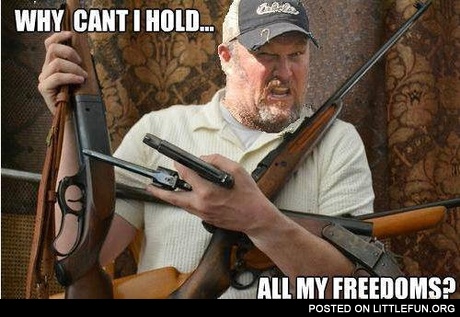 Why can't I hold all my freedoms?