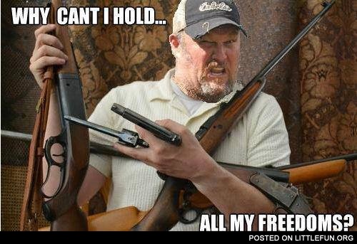 Why can't I hold all my freedoms?