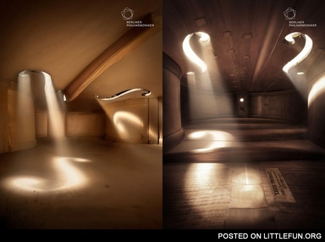 Inside a violin