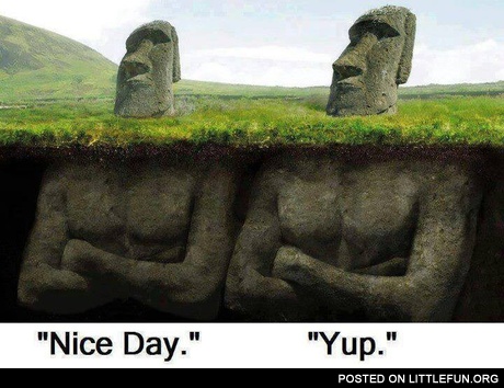 Easter Island heads