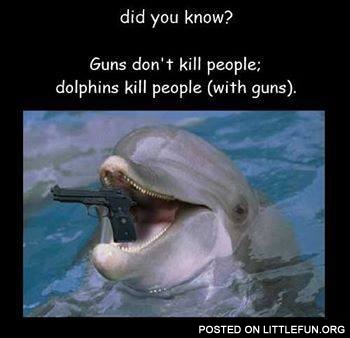 Guns don't kill people